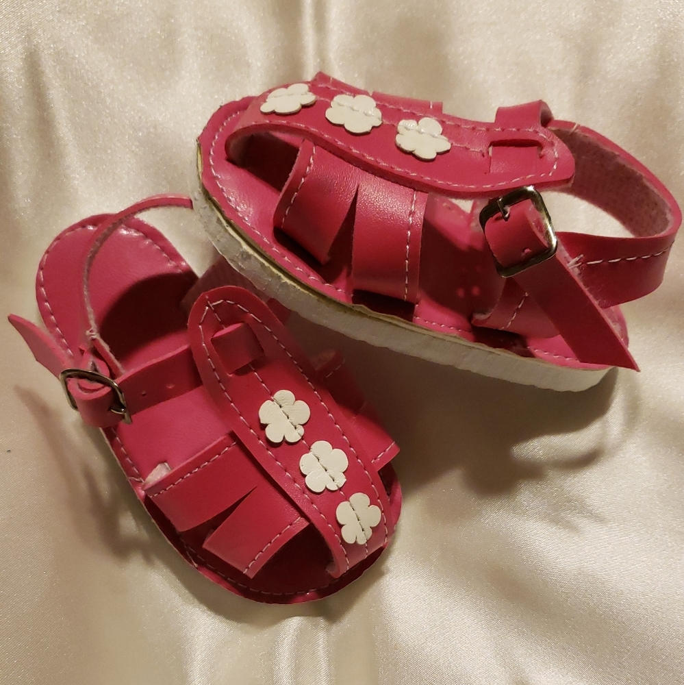 Baby Girl Sandals, Sz 2